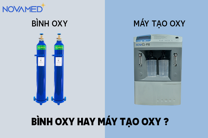  Nhận định về bình oxy và máy tạo oxy